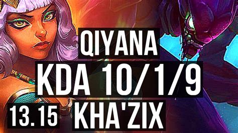 Qiyana Vs Kha Zix Jng Winrate Legendary Rank Qiyana