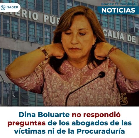 Dina Boluarte no respondió preguntas de los abogados de las víctimas ni