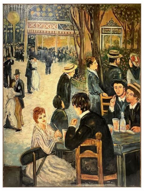 From Renoir Copy Of The Bal Au Moulin De La Galette Th Century