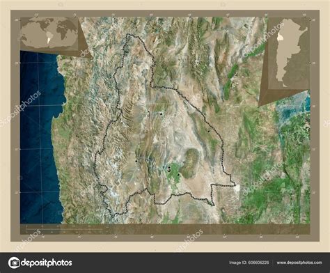 San Juan Province Argentina High Resolution Satellite Map Locations ...