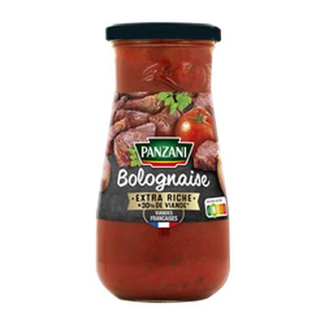 Sauce Bolognaise Extra Riche En Viande Panzani 400 G La Belle Vie