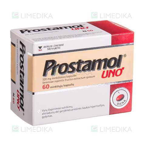 PROSTAMOL UNO 320 mg minkštosios kapsulės N60 Limedika