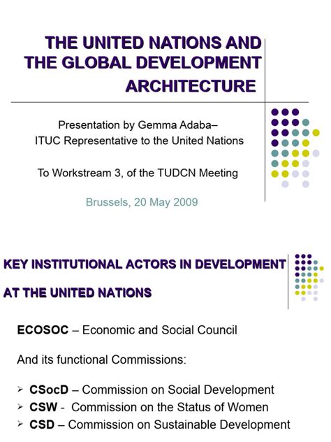 The United Nations And The Global Development Architecture Pdf