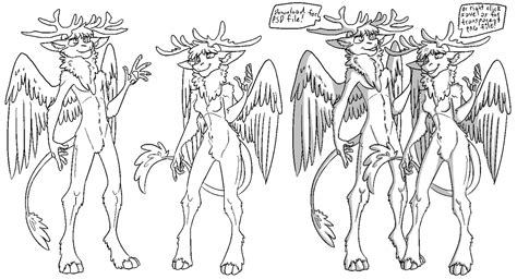 Anthro Mythical Base By Samalamb Bases On Deviantart