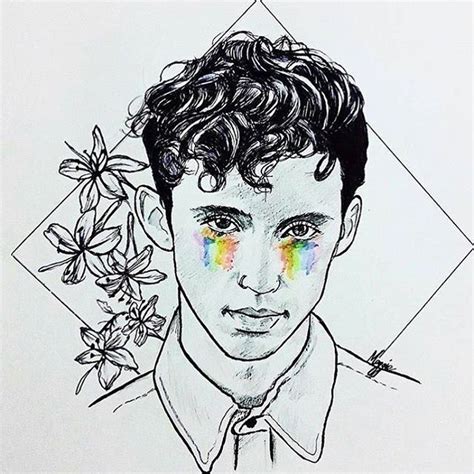 Troye Sivan Celebrity Drawings Troye Sivan Sketches