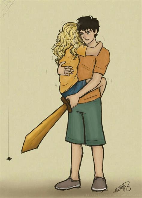 Percy And Annabeth And A Spider G Man Wise Girl And Seaweed Br…