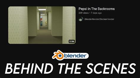 Pepsi In The Backrooms Behind The Scenes Youtube