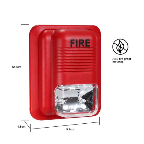 Feuer Alarm Warnung Strobe Sirene Horn Sound Str Vicedeal