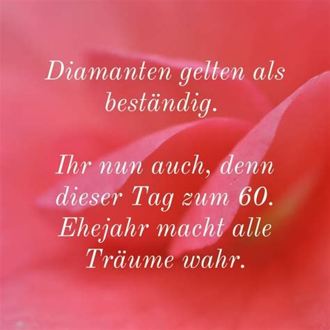 Sprüche zur diamantenen Hochzeit Gedichte Zitate