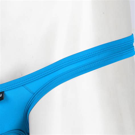 Sexy Mens Thongs Ultra Thin Ice Silk G String Thong Low Rise Underwear