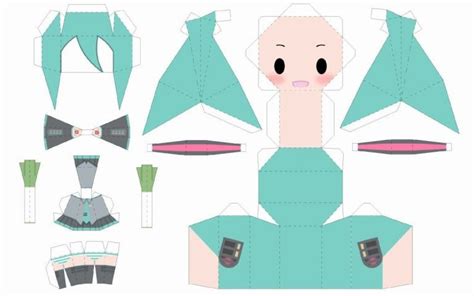 Miku Papercraft Sakura Miku Papercraft Crafts T Papercraft Origami And