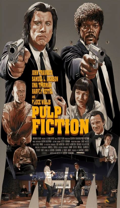 Best Quality Poster Of Pulp Fiction Peliculas Cine Pulp Fiction