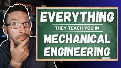 Everything Youll Learn In Mechanical Engineering Youtube