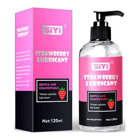 A SiYi Lubricante Sabor Fresa Base Agua 120 Ml Eva Sex Shop