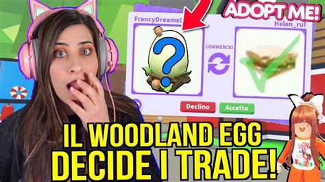 Il WOODLAND EGG COMANDA I Miei SCAMBI Su ADOPT ME Roblox ADOPT ME By