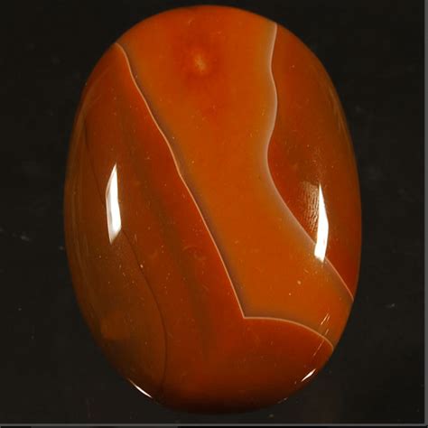 Siber Siber Kraft Energie Aktivität Karneol Karneol Hot Stone Massagestein Brasilien