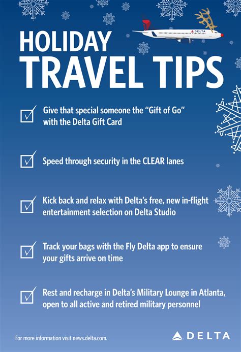 5 travel tips to keep in mind this holiday season | Delta News Hub