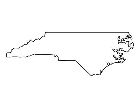 North Carolina Outline Vector At Vectorified Collection Of North