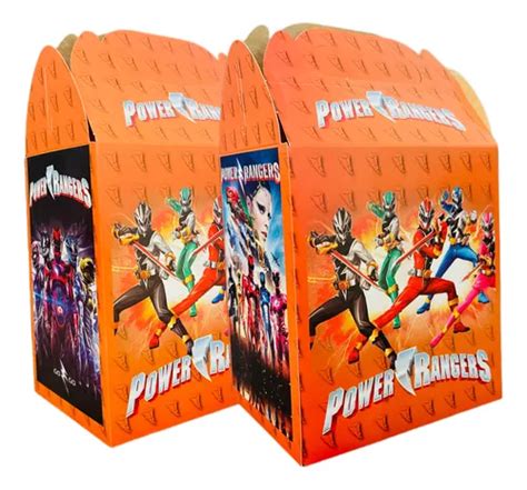 Cajas Dulceros Ni O Power Fiesta Carton Aguinaldos Bolo Mercadolibre