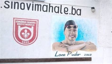 Sugrađani se odužili šampionki Lana Pudar dobila mural u Mostaru