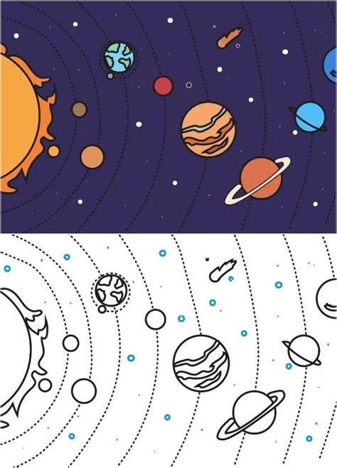 Easy Drawing Of Solar System