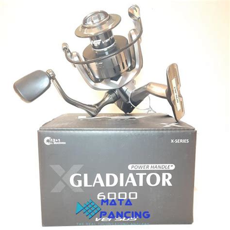 Jual Reel Versus Gladiator 2000 4000 6000 Power Handle Shopee Indonesia