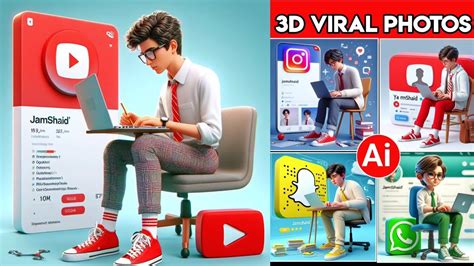 How To Create 3d Ai Social Media Boy Images Viral Photo Editing New Trend Images 2024 Youtube