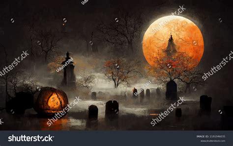 Scary Pumkins Over Royalty Free Licensable Stock Vectors