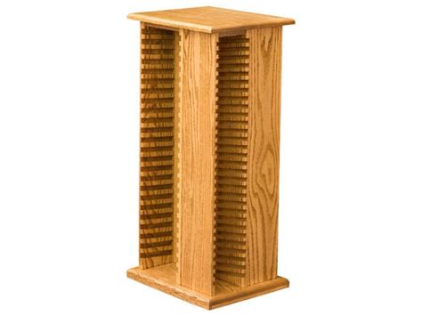 Cddvd Tower Custom Amish Cddvd Tower Solid Wood