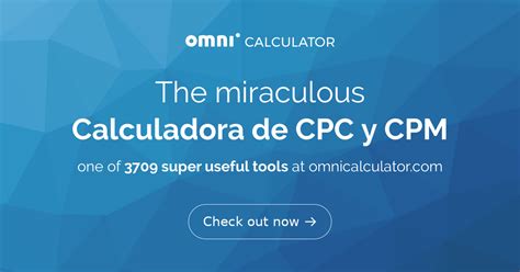 Calculadora De Cpc Y Cpm