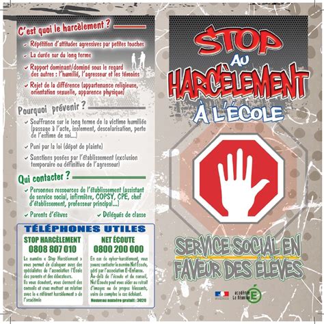 Stop au harcèlement 10 conseils contre le harcèlement Collège