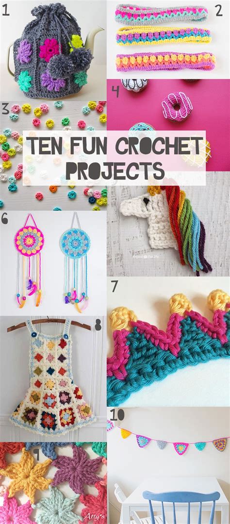 Ten Fun Crochet Projects Great For Beginners Quick Crochet Projects Beginner Crochet