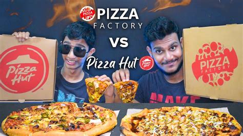 PIZZA HUT Vs PIZZA FACTORY PIZZA REVIEW BBQ CHICKEN PIZZA SRI