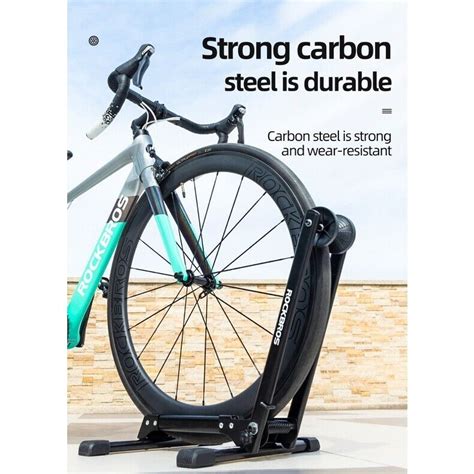 Rockbros Bike Parking Stand Foldable Floor Stand Rack Carbon Steel