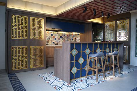 Bold Motifs And Tiles Peranakan Inspired Residence Simei St