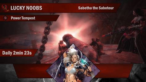 Lucky Noobs LN Daily Sabetha The Saboteur 2 23 Tempest PoV YouTube