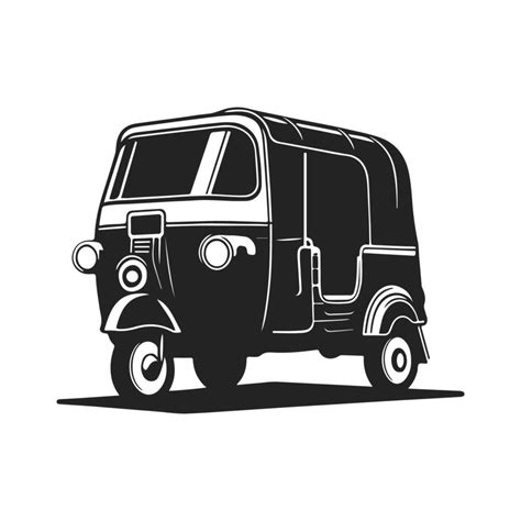 Indian Rickshaw Icon Simple Illustration Of Indian Rickshaw Icon For