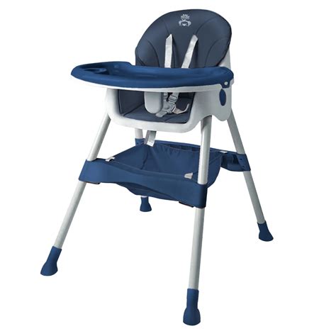 Ripley Silla De Comer Baby Harvest Confort Plegable Azul