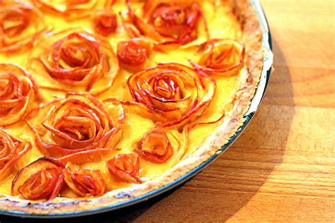 Tarte Aux Pommes En Fleurs Option Caramel Beurre Sal Pour Madame