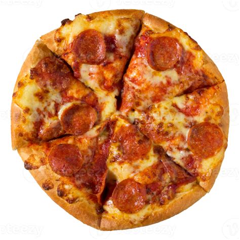 Pepperoni Pizza Isolated With Clipping Path 10793986 PNG