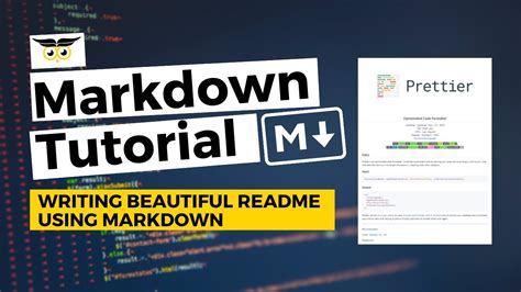 Markdown Tutorial Writing Beautiful Readme Using Markdown YouTube