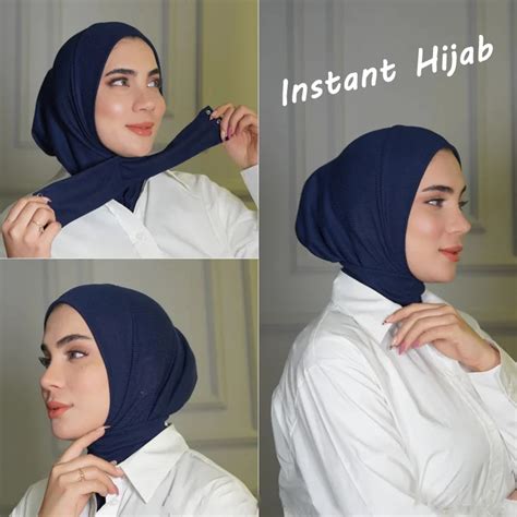 Muslim Jersy Hijab Scarf Blue Abaya Hijabs For Woman Jersey Abayas