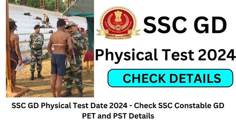 SSC GD Physical Test 2024 Admit Card 2024 Out Check SSC Constable GD