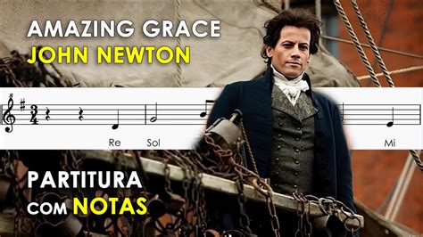 Maravilhosa Graça Amazing Grace Partitura Notas para Flauta