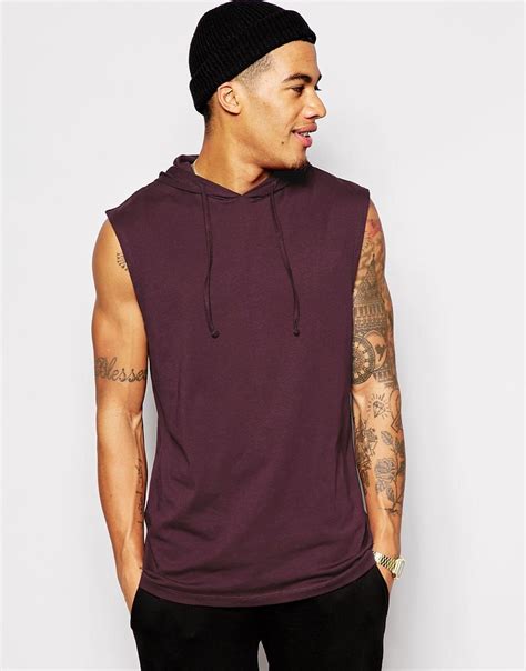 Asos T Shirt Long Sans Manches à Capuche Asos Pickture