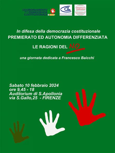 Premierato E Autonomia Differenziata Le Urgenti Ragioni Del NO