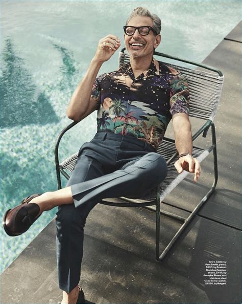 Jeff Goldblum Gq Australia 2017 Cover Photo Shoot The Fashionisto