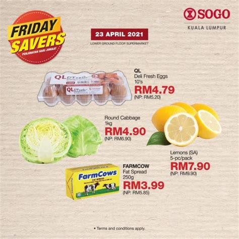 Apr Sogo Supermarket Friday Savers Promotion Everydayonsales