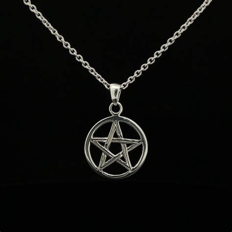 Pentagram Necklace - Etsy