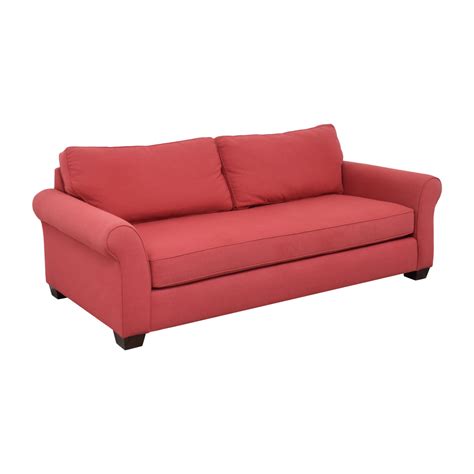 71% OFF - Pottery Barn Pottery Barn Roll Arm Sofa / Sofas